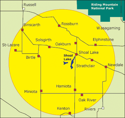 Crossroads This Week area coverage map